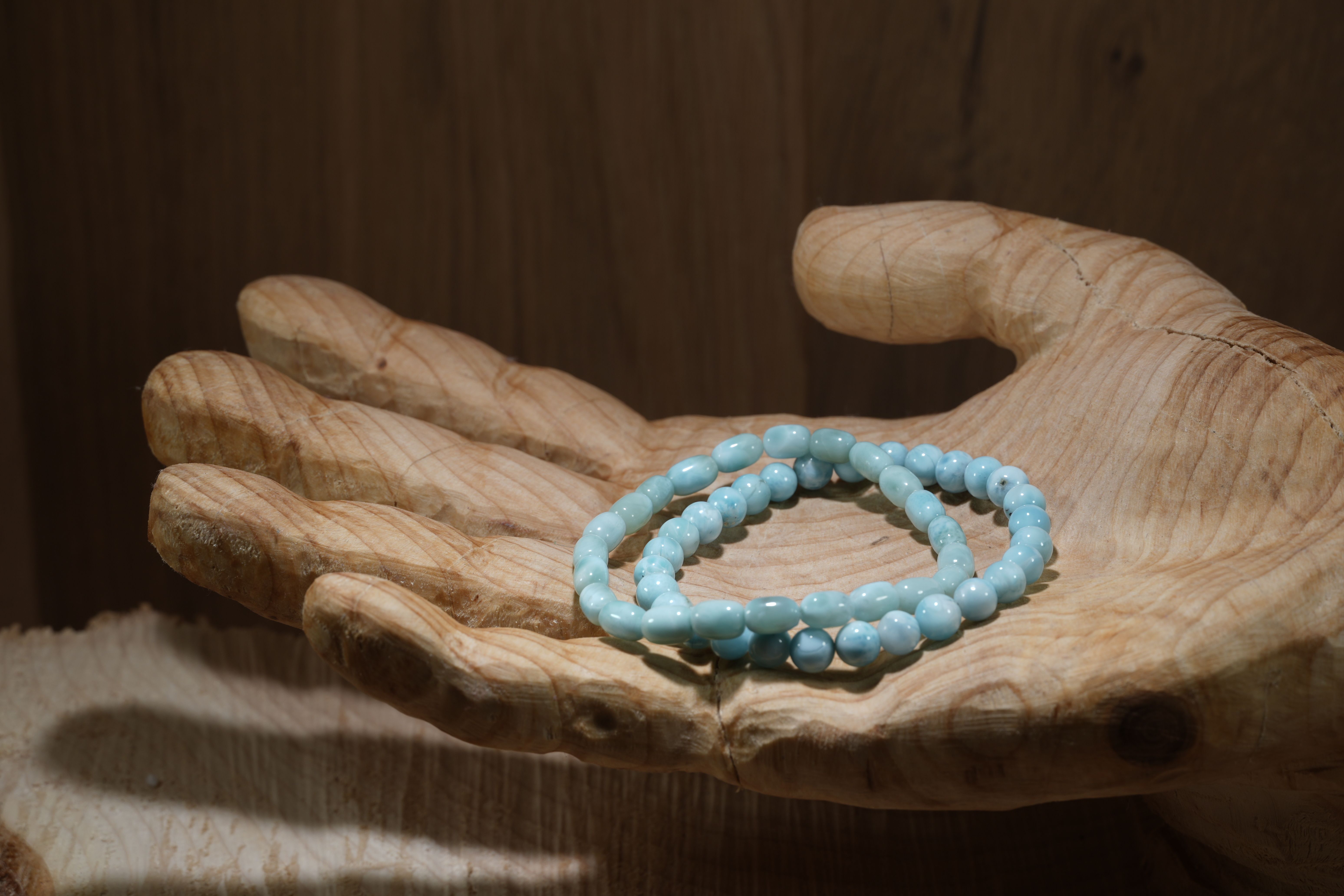 Larimar, bracelets
