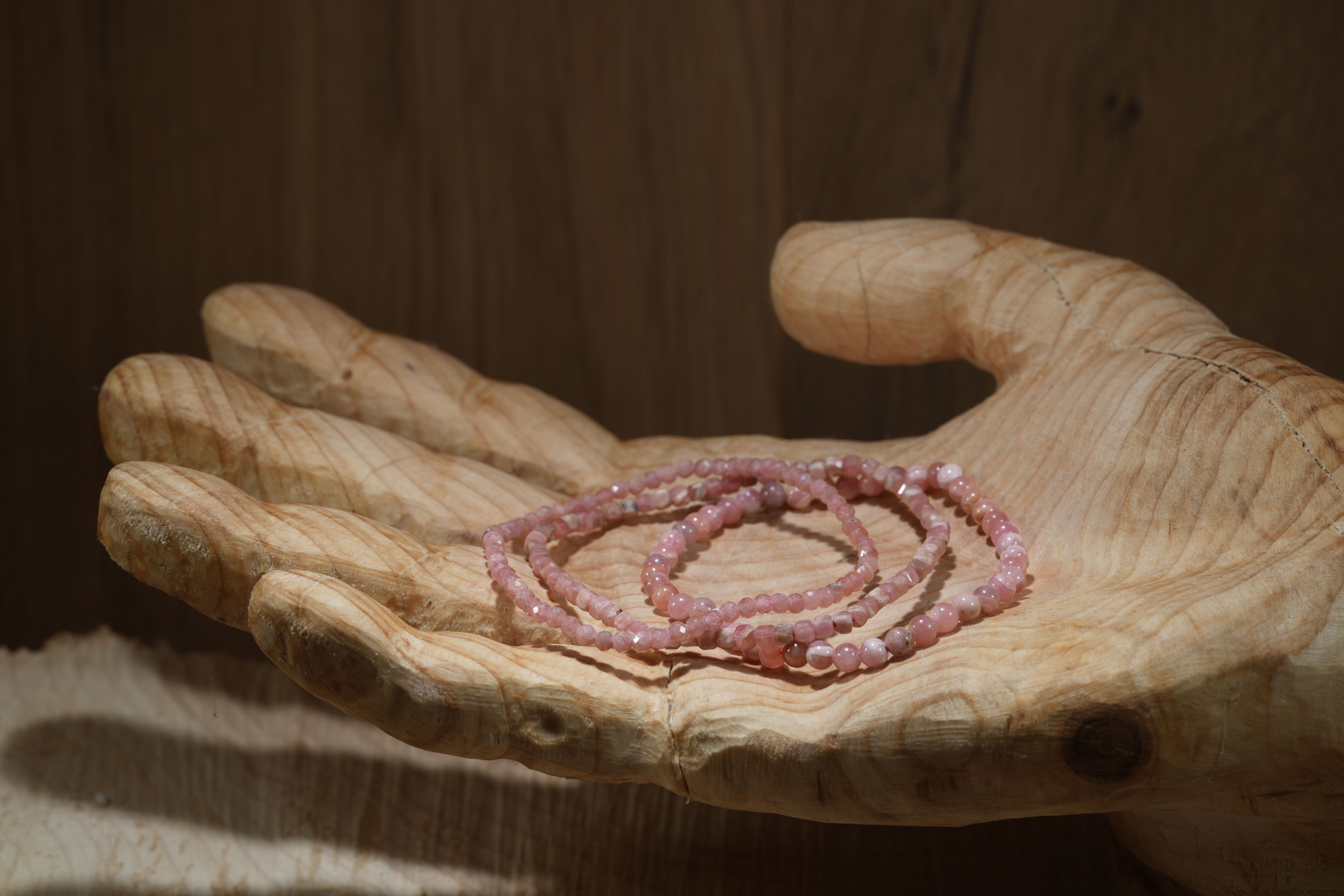 Rhodochrosite, bracelets