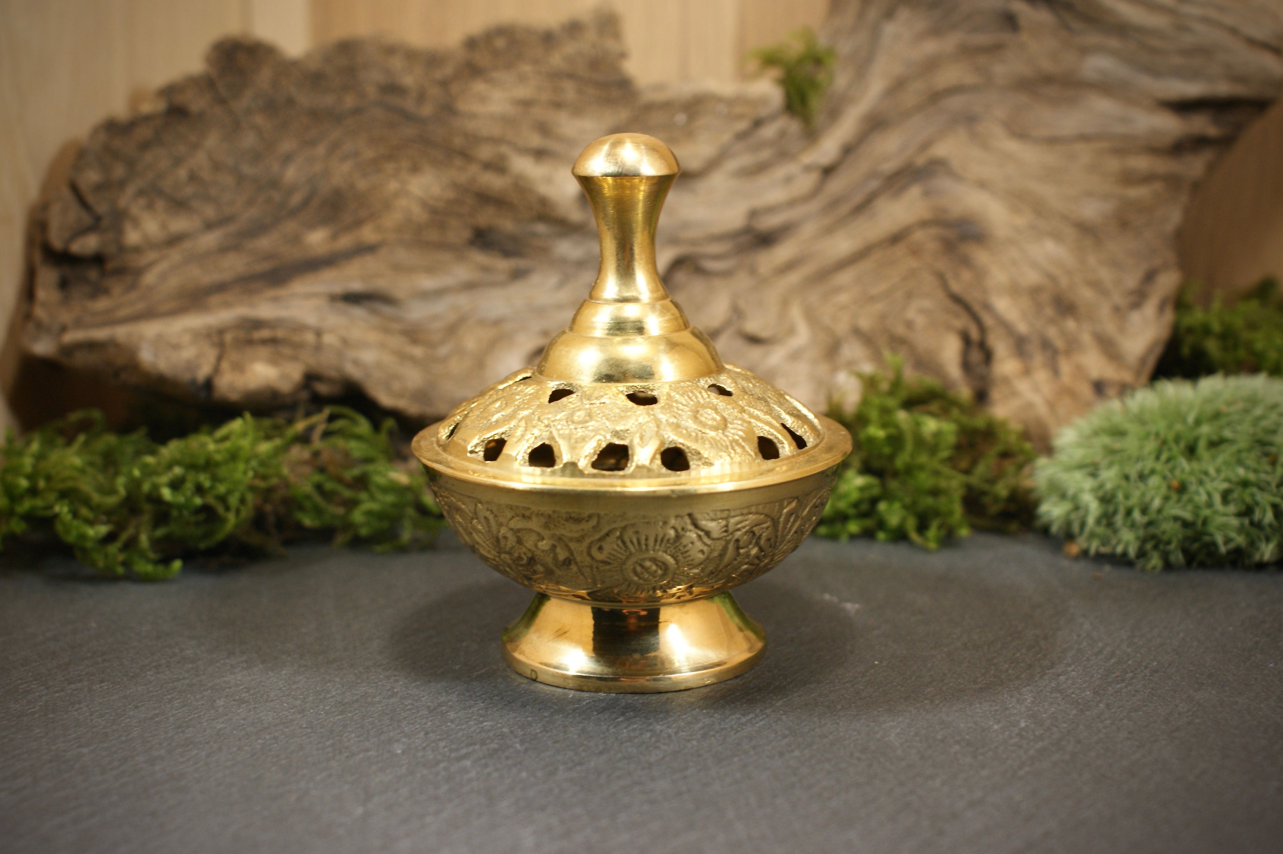 Gold mesh burner