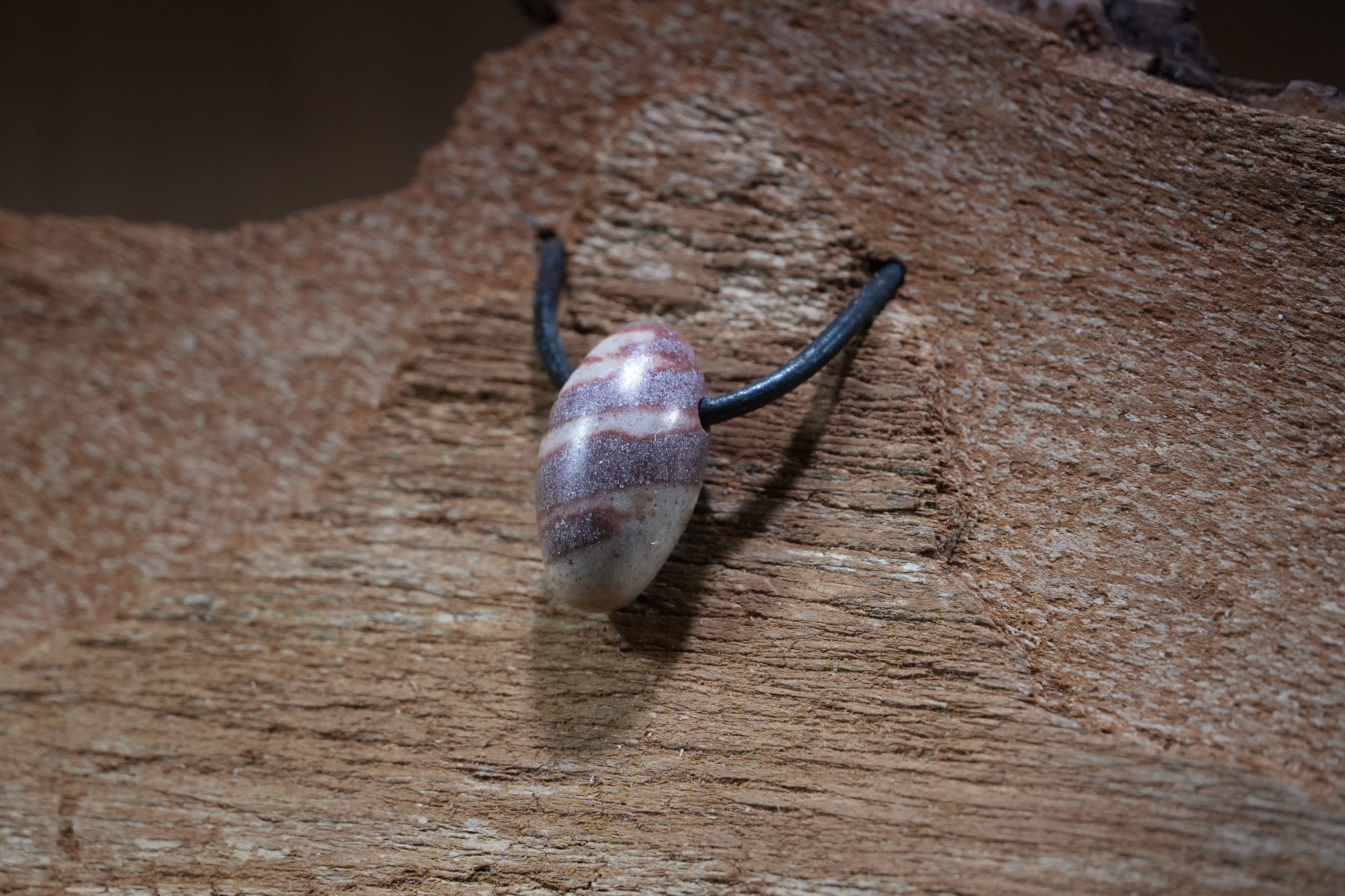 Shiva Lingam, Drilled · No. 1, 1.2 × 2.4 cm