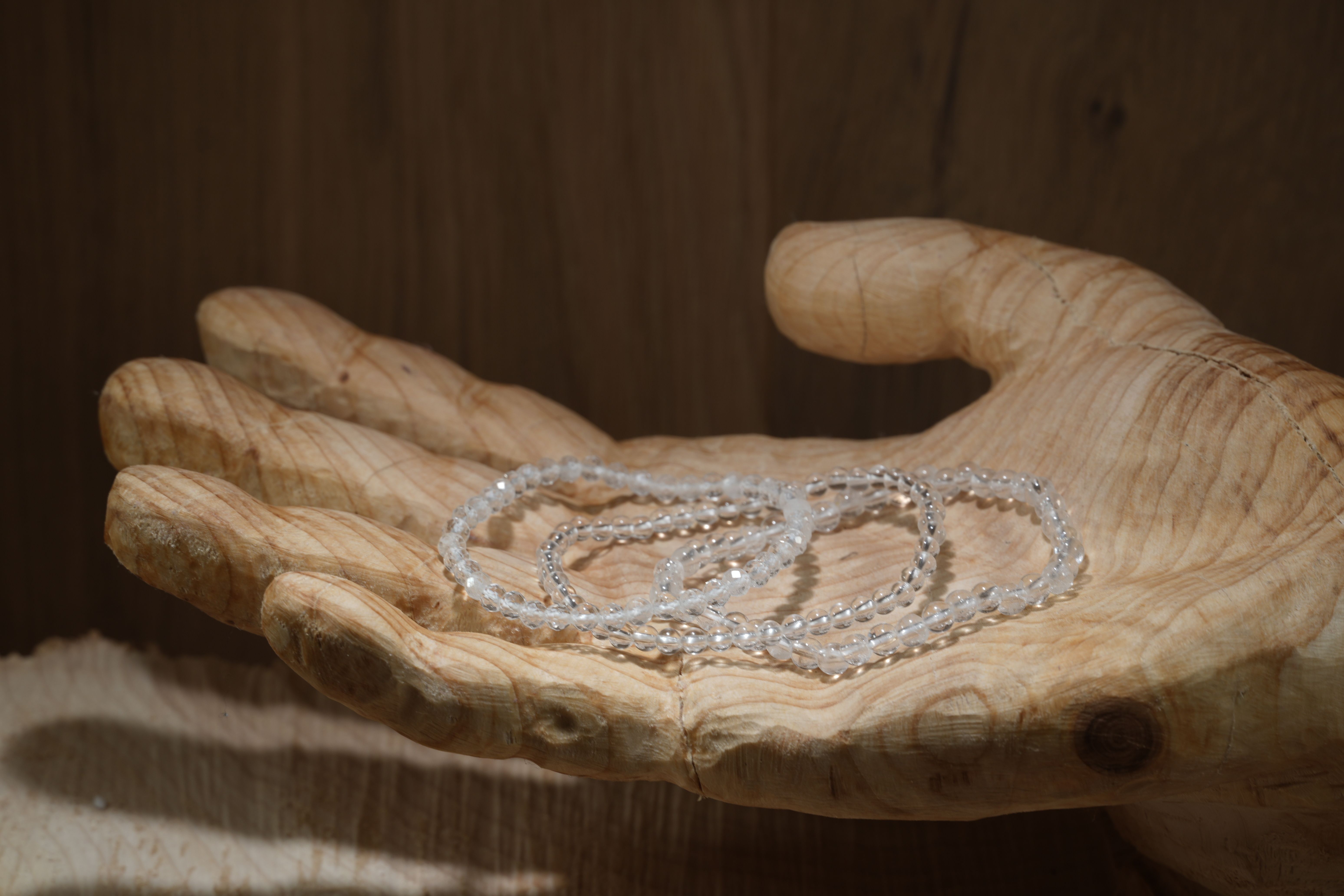Rock crystal, bracelets