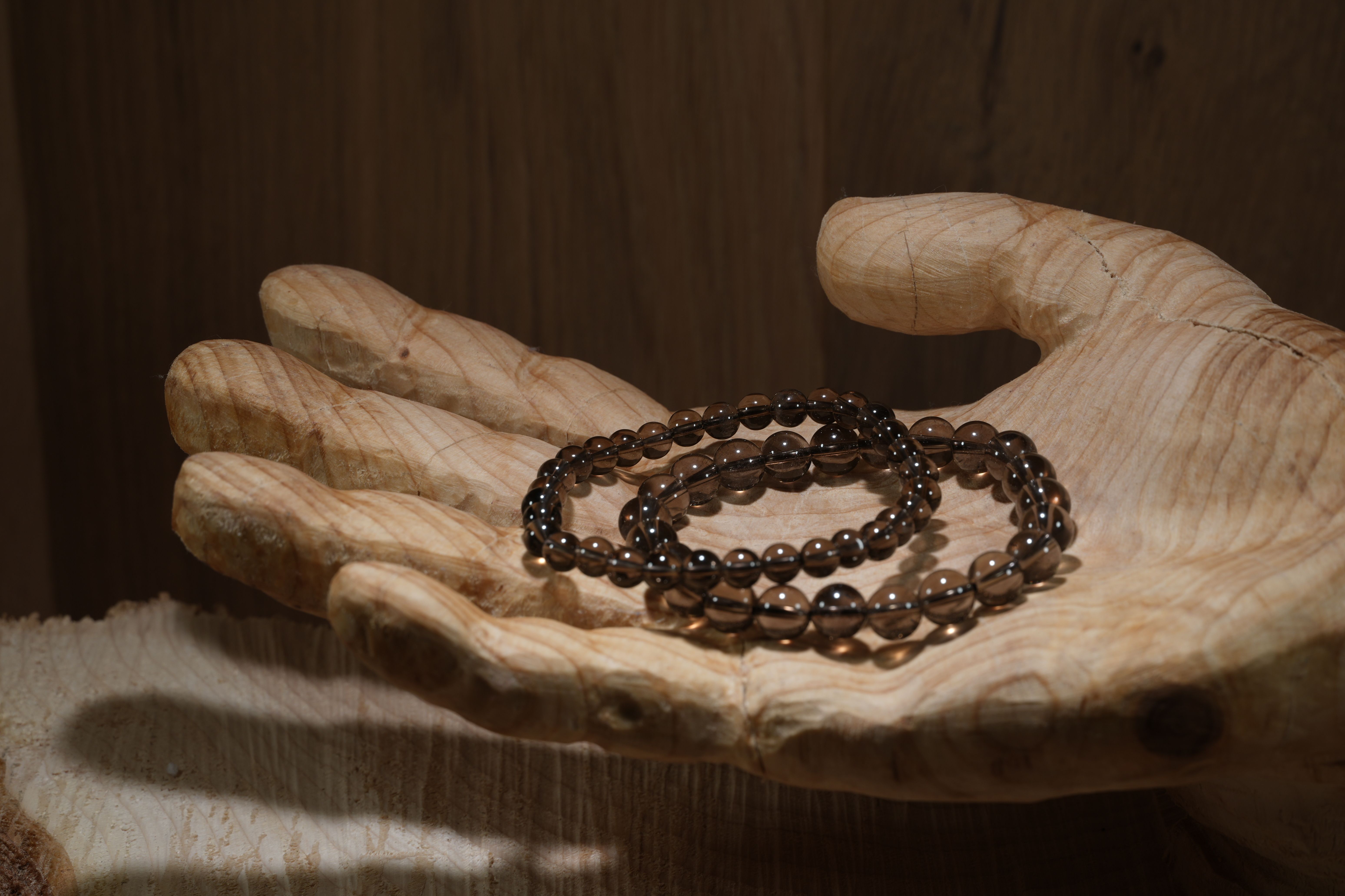 Smoky quartz, bracelets