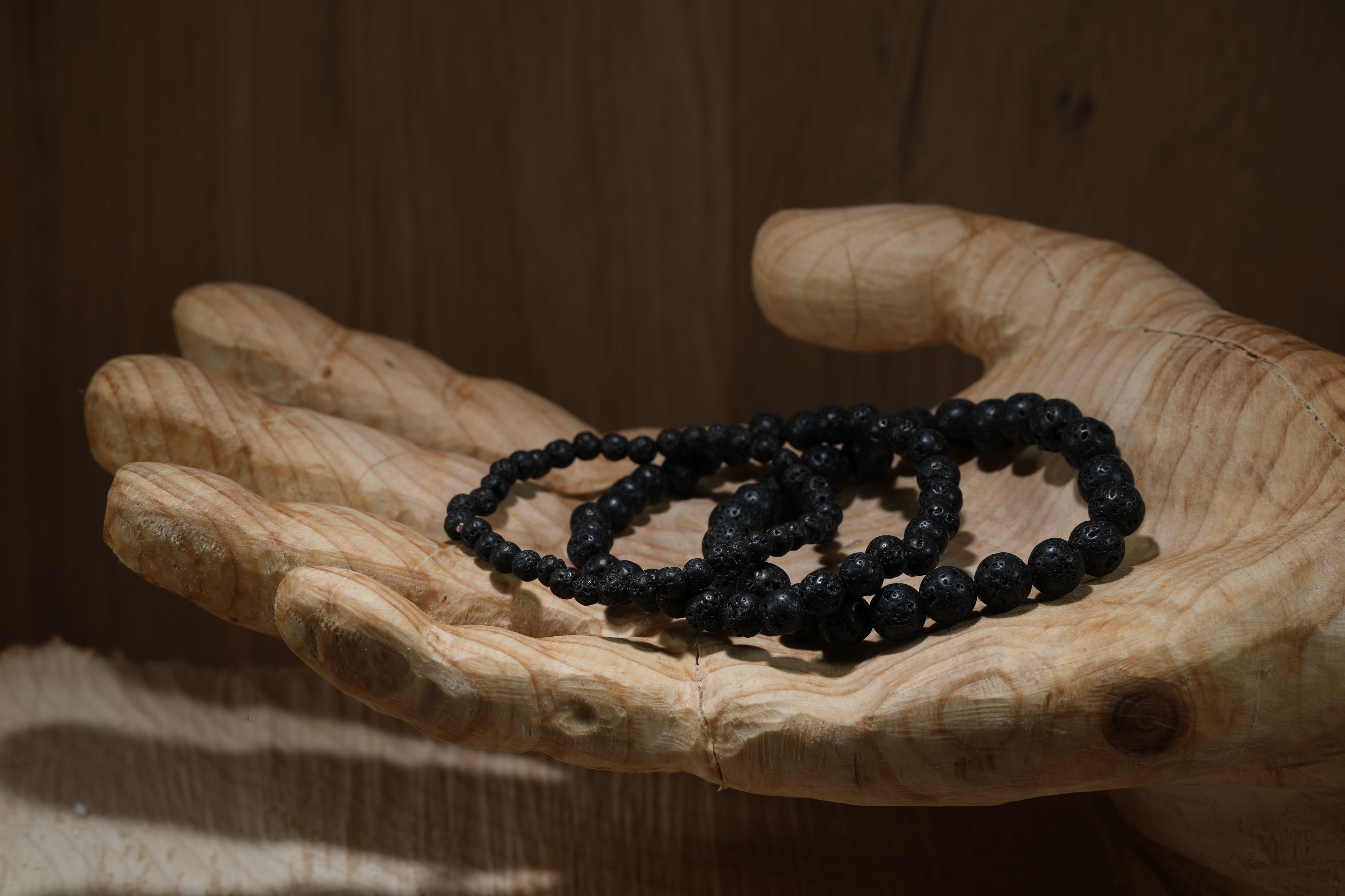 Lava stone, bracelets