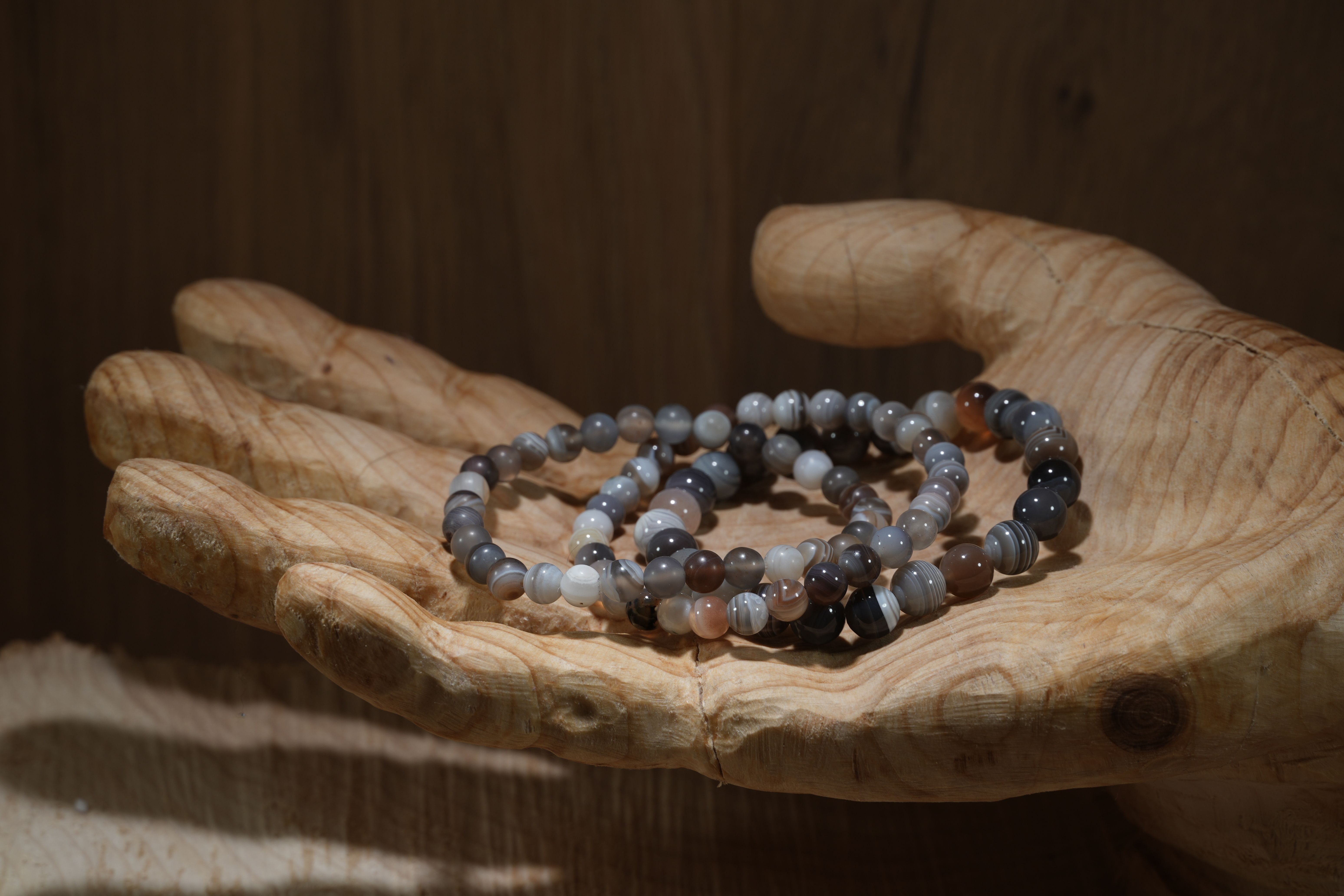Botswana agate, bracelets