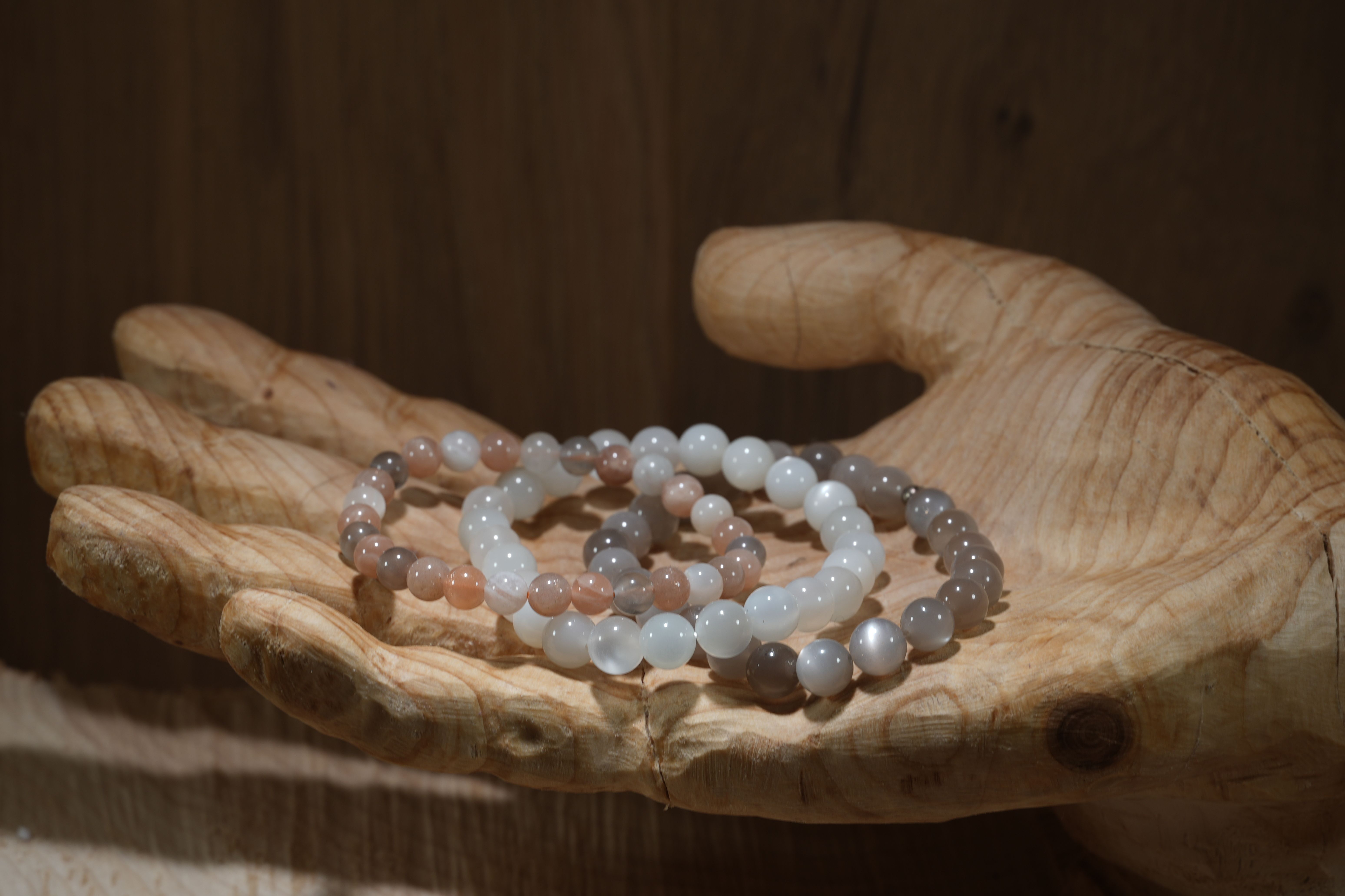Moonstone, bracelets