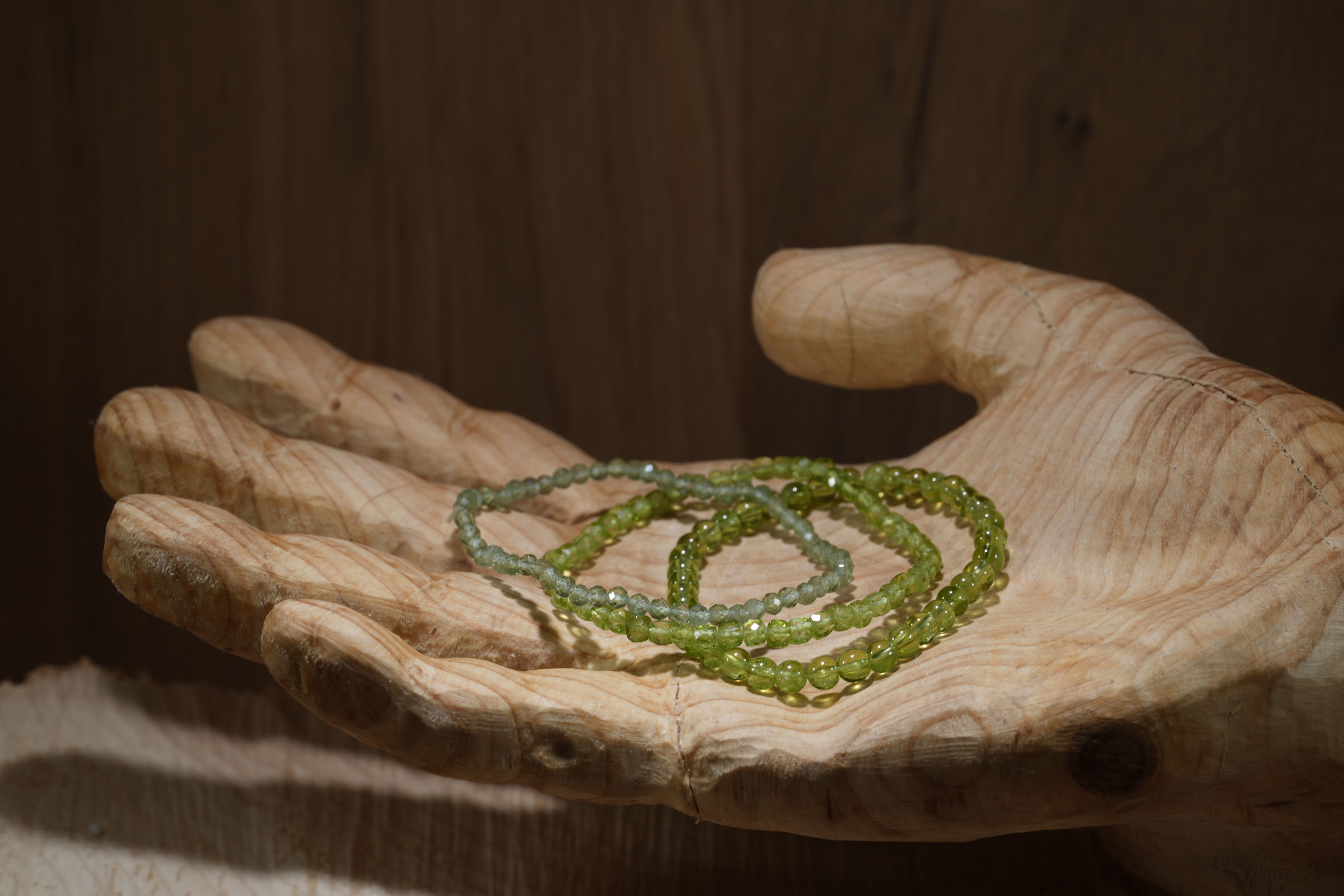 Peridot, bracelets
