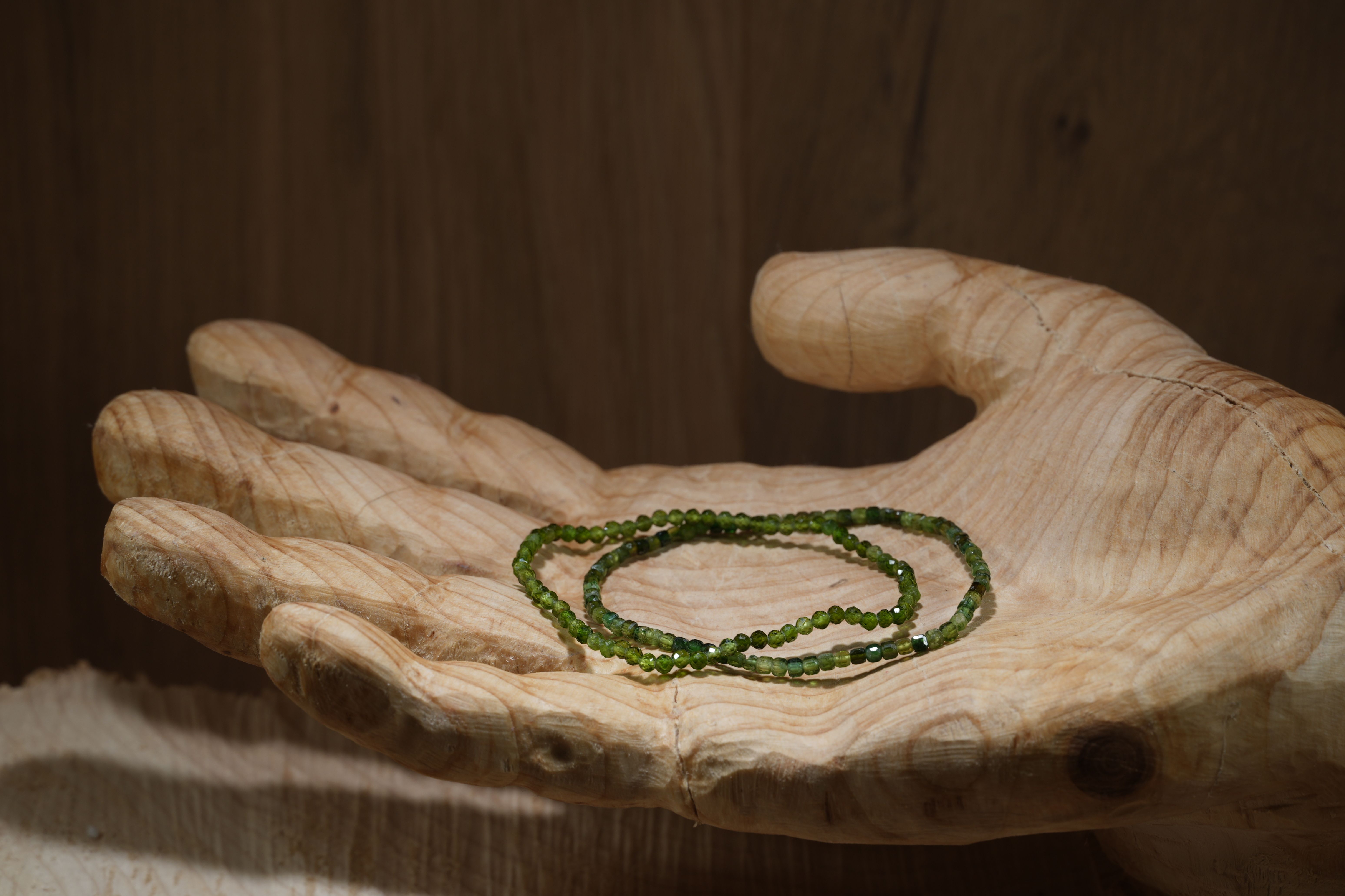 Chrome diopside, bracelets