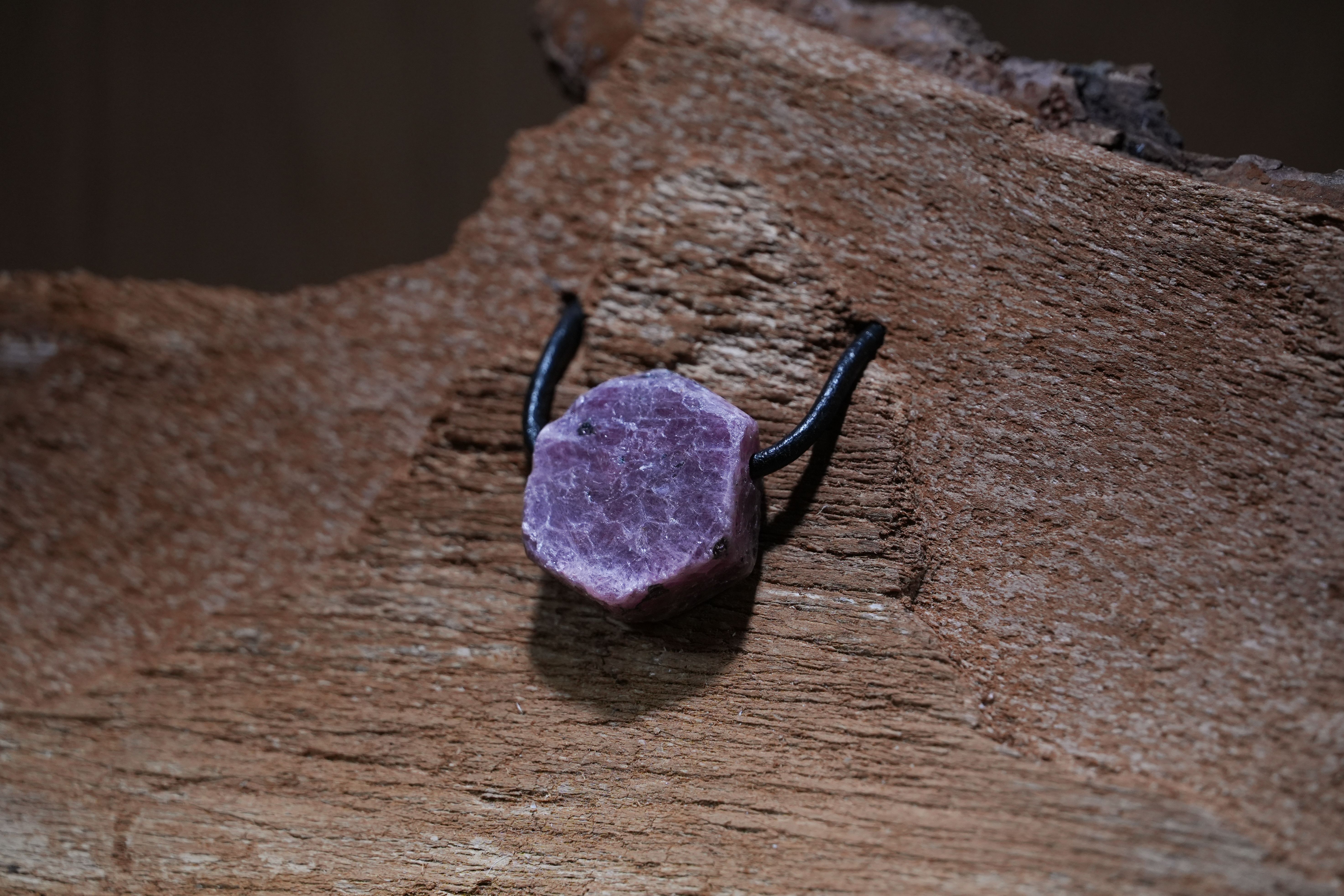 Ruby, Drilled · No. 1, 2 × 2.3 cm