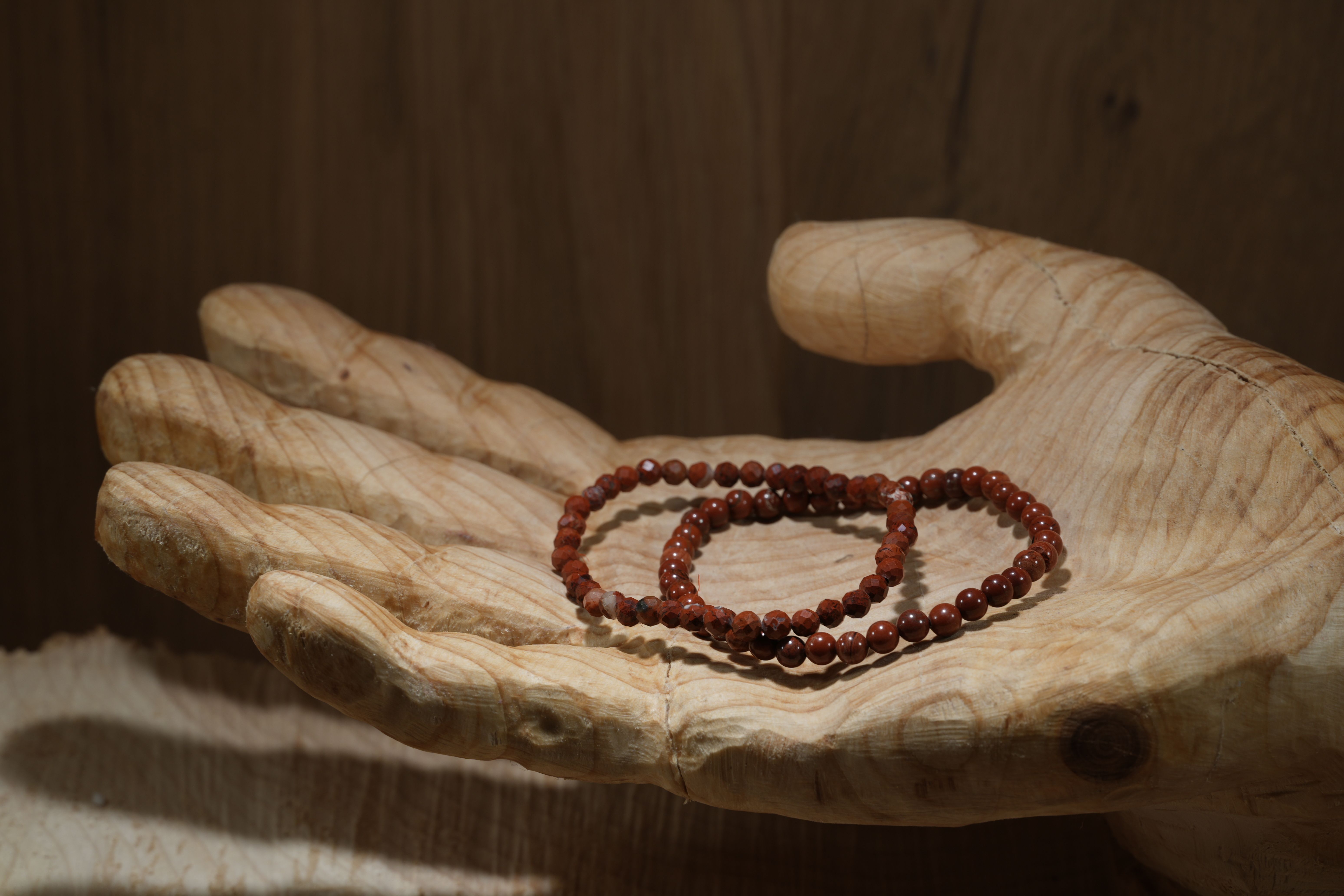 Red jasper, bracelets